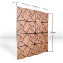 Изображение Самоклеящаяся PET мозаика 30*30CM*4MM (D) SW-00001640 ИМ Light-Deco 3 