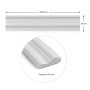 Зображення Молдинг 5000х30х9,5 мм Белый SW-00002675 ИМ Light-Deco 1 