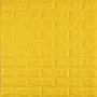 Зображення 3D панель самоклеющаяся кирпич Желтый 700x770x7мм (010-7) SW-00000049 ИМ Light-Deco 