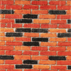 Самоклеюча декоративна 3D панель під бежево-коричневу цеглу катеринослав 700x770x5мм (047M) SW-00000636