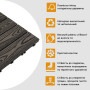 Зображення Композитная плитка WPC антрацит 30*30CM*2СM (D) SW-00001708 ИМ Light-Deco 3 