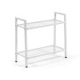 Зображення Стеллаж-этажерка двухъярусный из металла белый 60*26*60см SW-00002102 ИМ Light-Deco 
