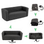 Зображення Комплект надувной мебели диван и 2 кресла серый SW-00002659 ИМ Light-Deco 7 