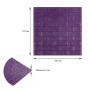 Изображение 3D панель самоклеющаяся кирпич Фиолетовый 700x770x5мм (016-5) SW-00000150 ИМ Light-Deco 2 