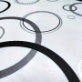 Изображение Самоклеющаяся пленка серебряные круги 0,45х10м SW-00001201 ИМ Light-Deco 1 