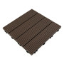 Зображення Композитная плитка WPC венге 30*30CM*2СM (D) SW-00001709 ИМ Light-Deco 