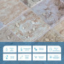 Зображення Декоративная ПВХ панель 960*480*4мм (D) SW-00002480 ИМ Light-Deco 3 