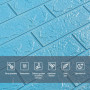 Зображення 3D панель самоклеюча цегла Блакитна 700x770x5мм (005-5) SW-00000297 ИМ Light-Deco 3 