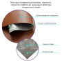 Зображення Самоклеющая экокожа в рулоне 1.37*1m*0.5mm LIGHT BROWN (D) SW-00001332 ИМ Light-Deco 2 