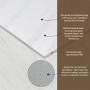Зображення Декоративная ПВХ плита белый мрамор 600*600*3mm (S) SW-00001620 ИМ Light-Deco 1 