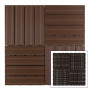 Изображение Композитная плитка WPC каштан 30*30CM*2СM (D) SW-00001710 ИМ Light-Deco 5 