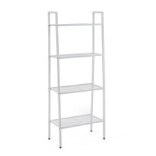 Стеллаж-этажерка четырехъярусный из металла белый 60*35*148см SW-00002104 Стеллаж-этажерка четырехъярусный из металла белый 60*35*148см SW-00002104