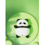 Зображення Нічник силіконовий сенсорний іграшка Лежача на спині панда A008 VALESO дитячий для спальні біло-чорний ИМ Light-Deco 4 