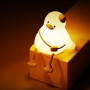 Зображення Нічник дитячий силіконовий сенсорний Каченя VALESO A050 для спальні акумуляторний білий ИМ Light-Deco 6 