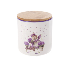 Банка для сыпучих продуктов лавандовые истории 620мл 10x11см