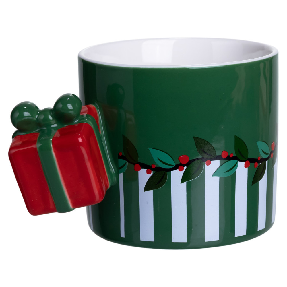 Зображення Чашка фарфоровая новогодняя Merry Christmas 400 (мл) Зеленая Yiwu FM-CS-49GR ИМ Light-Deco 1 