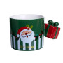 Зображення Чашка фарфоровая новогодняя Merry Christmas 400 (мл) Зеленая Yiwu FM-CS-49GR ИМ Light-Deco 