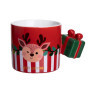 Зображення Чашка фарфоровая новогодняя Merry Christmas 400 (мл) Красная Yiwu FM-CS-49R ИМ Light-Deco 