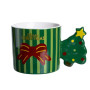 Зображення Чашка фарфоровая новогодняя Merry Christmas 400 мл Зеленая Yiwu FM-CS-51GR ИМ Light-Deco 