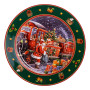 Зображення Набор новогодних тарелок из фарфора Santa 7шт Ø26.5/19см Yiwu HP-SDHK-11 ИМ Light-Deco 3 