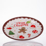 Изображение Новогодняя тарелка из фарфора Merry Christmas Ø21 см CR-1-40 ИМ Light-Deco 1 