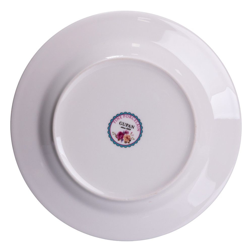 Зображення Набор новогодних тарелок из фарфора 6 (шт) Ø19 см Yiwu HP-SDHK-5 ИМ Light-Deco 1 