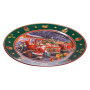 Зображення Набор новогодних тарелок из фарфора Santa 6шт Ø26.5см Yiwu HP-SDHK-6 ИМ Light-Deco 2 