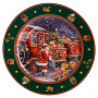Зображення Набор новогодних тарелок из фарфора Santa 6шт Ø26.5см Yiwu HP-SDHK-6 ИМ Light-Deco 4 