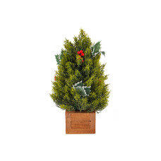 Ялівець у горщику 35 см (пластик/дерево)