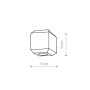 Изображение Абажур Nowodvorski 8425 Cameleon Geometric B GU10 Gray ИМ Light-Deco 1 