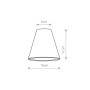Изображение Абажур Nowodvorski 8505 Cameleon Cone S Gr ИМ Light-Deco 1 