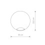 Зображення Плафон для светильника Nowodvorski 8527 Cameleon Sphere XL E27/G9 Transparent ИМ Light-Deco 1 
