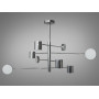 Изображение Світлодіодна люстра Diasha хром 40W ИМ Light-Deco 1 