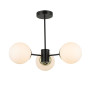 Изображение Люстра молекула потолочная Light House SRS-20769/3 черная + золото, плафоны белые ИМ Light-Deco 1 