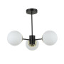 Изображение Люстра молекула потолочная Light House SRS-20769/3 черная + золото, плафоны белые ИМ Light-Deco 