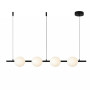 Зображення Стельова LED люстра VALESO G5105-4, метал + акрил, чорний, 64W, 4000Lm, CCT ИМ Light-Deco 