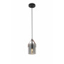 Зображення Люстра підвісна в стилі Лофт Light House SRS-20404/1P Matte Black чорна, плафон сірий ИМ Light-Deco 
