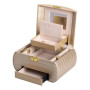 Зображення Шкатулка для украшений из эко кожи 3 яруса с замком органайзер для ювелирных изделий HP-5-21GOLD ИМ Light-Deco 1 