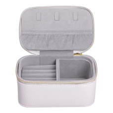 Шкатулка для украшений из эко кожи на молнии мини органайзер для ювелирных изделий HP-5-26BE