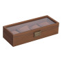 Зображення Шкатулка для часов 31×12×7,5 см, деревянная 4 отсека коричневая HP-5-13 ИМ Light-Deco 4 