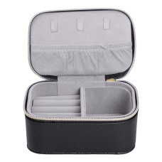 Шкатулка для украшений из эко кожи на молнии мини органайзер для ювелирных изделий HP-5-26B