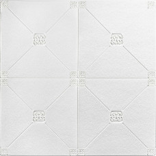 Самоклеюча декоративна стельова стінна 3D панель 700x700x4.5мм Плитка (164) SW-00000181