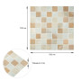 Изображение Панель стеновая 3D 700х700х4мм Мозаика бежевая SW-00002011 ИМ Light-Deco 2 
