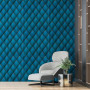 Изображение Панель стеновая 3D 700х700х4мм Ромбы синие SW-00001985 ИМ Light-Deco 4 