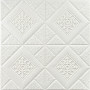 Зображення Самоклеюча декоративна стельова стінна 3D панель вензеля в ромбі 700x700х5мм (374) SW-00000881 ИМ Light-Deco 