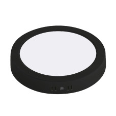 Светильник точечный накладной LED HOROZ ELECTRIC MILENA-24 3CCT 3000-6500K черный