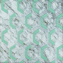 Изображение Панель стеновая 3D 700х700х4мм Серо-зеленые соты мрамор SW-00002006 ИМ Light-Deco 