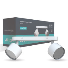 Світильник накладний поворотний спот під лампу GХ53 Ledcoin ML411-2 білий