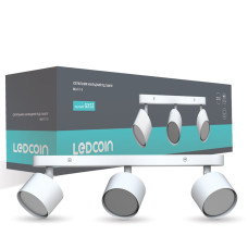 Світильник накладний поворотний спот під лампу GХ53 Ledcoin ML411-3 білий