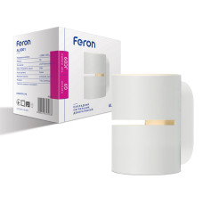 Світильник настінний накладний бра Feron AL8001 білий